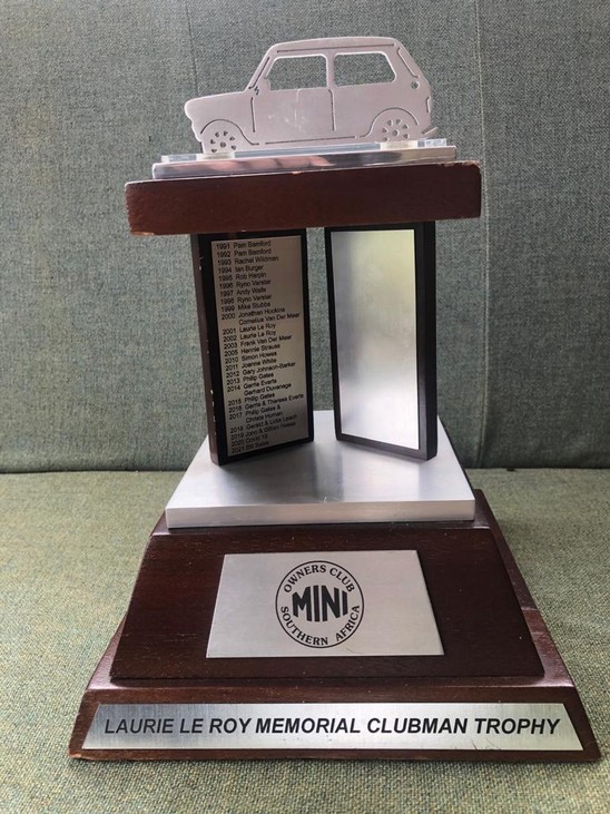 Laurie Le Roy Memorial Clubman Trophy